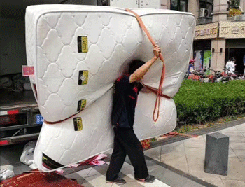 中關村搬家現(xiàn)場